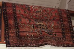 Early 20th Century hand knotted Heriz carpet 1.85 by 1.44.