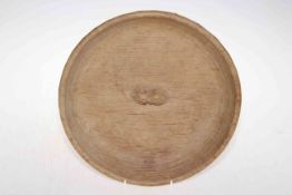 Mouseman fruit bowl, 29.5cm diameter.