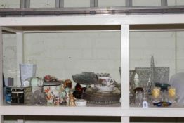 Beswick and Royal Doulton figurines, Royal Grafton, glass, etc.