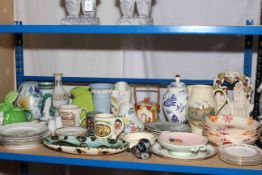 Collection of Royal Copenhagen, Staffordshire, Wedgwood, Radford, etc.