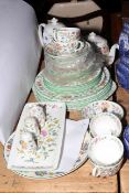 Minton Haddon Hall table service, approximately 40 pieces.