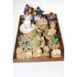Collection of twelve Lilliput Lane models including Rags to Riches, two Royal Doulton figures,