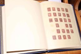 Album of GB stamps, dating c1840 to QEII including Penny Reds.