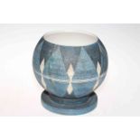 Troika vase, marked TROIKA CORNWALL ENGLAND and Avril Bennett monogram, 20.5cm (repaired).