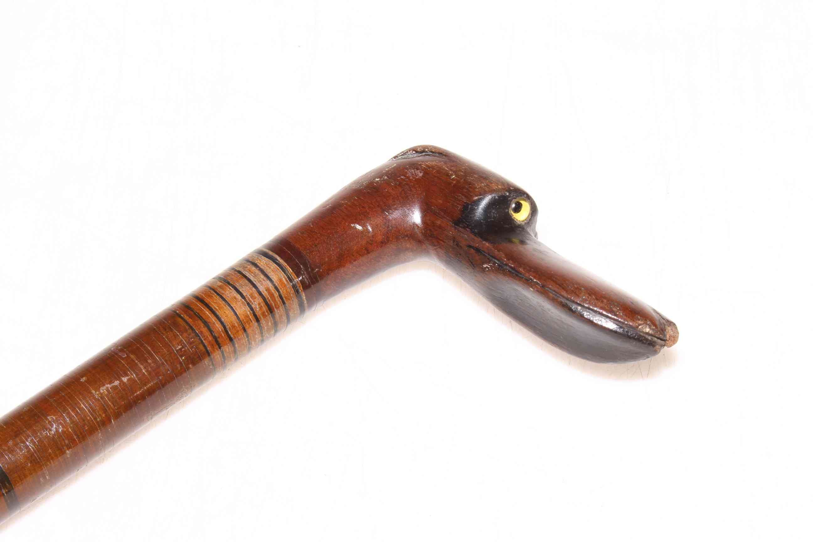 Greyhound handled walking stick. - Image 2 of 2