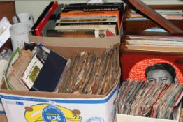 Collection of vinyl records.