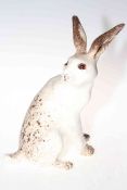 Winstanley seated Arctic Hare, size 6.