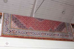 Hand knotted Persian Ardebil carpet, 2.80 by 1.95.