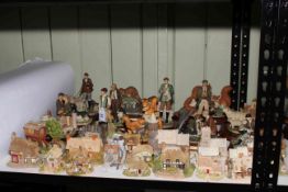 Collection of Lilliput Lane, Oriental wares, coins, ginger jars, plates, etc.