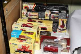 Collection of Diecast model toy trucks, trailers etc by Corgi Classics, E.F.E.