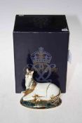 Royal Crown Derby Unicorn, with box.