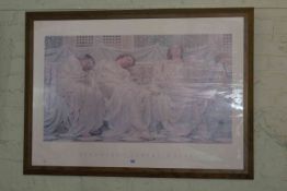 Albert Moore, Dreamers, framed furnishing print.