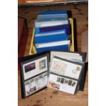 Presentation (Queen Elizabeth II decimal stamps) stamp packs (approx face value £300+), coinage,