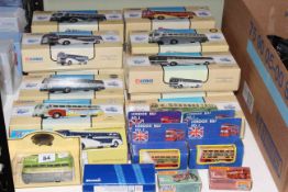 Corgi Diecast Classic Bus boxed models, Matchbox, Weetabix, etc (22).