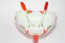 Carlton Ware Lobster dish with servers.