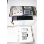 Collection of commemorative FDCs, stamp albums, etc.