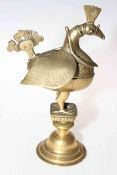 Eastern bronze censor modelled as an exotic bird.