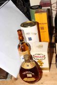 Seven bottles of whisky including Glenlivet 70cl, Glenfiddich 70cl, Glenmorangie 70cl,