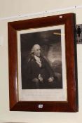 The Right Honorable Robert Dundas of Armiston, rosewood framed print.