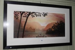 Mackenzie Thorpe, Whispering Waters, limited edition print, signed,