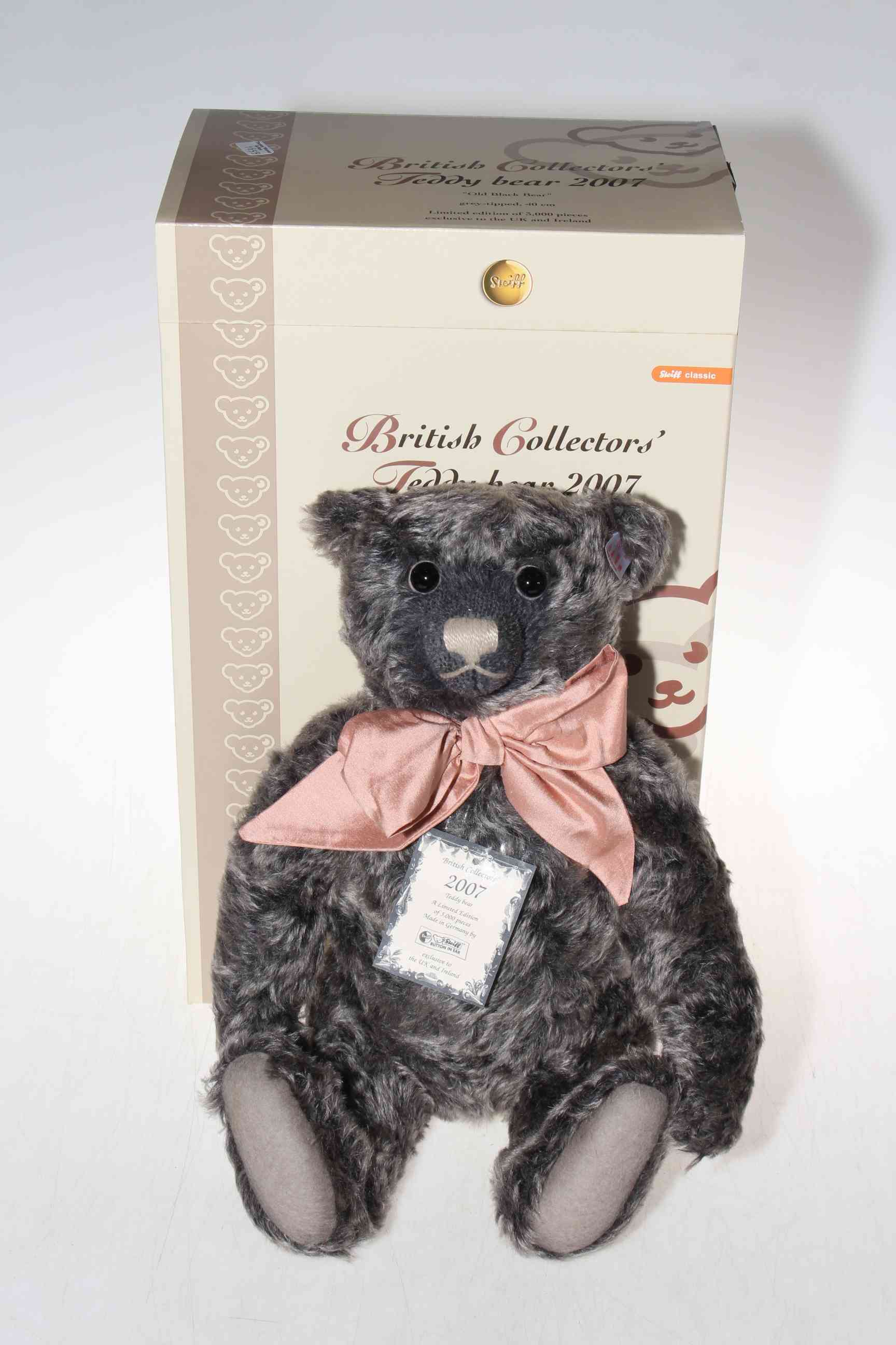 2007 Steiff limited edition Growler teddy bear in box.