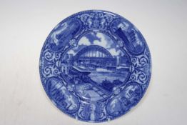 Maling North East Exhibition plate, 28cm.