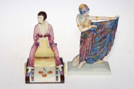 Two Kevin Francis limited edition figures, Persian Dancer and Pyjama Girl, tallest 25.5cm.