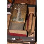 Collection of cabinet portrait and cdv albums, family holiday photos, snapshot images etc,