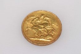 Gold sovereign 1913.