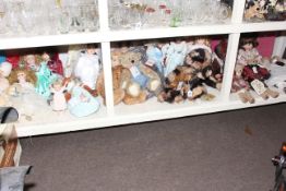 Collection of teddy bears and dolls including Charlie Bears Tallulah Belle, Chocoholic, Twanky,