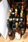 Seventeen bottles of alcohol including St. Jacob 1984, Cambras, sparkling Liebfraumilch, etc.