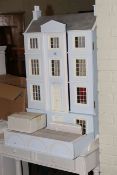 Dolls house with furniture.