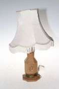 Alan 'Acornman' Grainger table lamp.