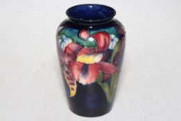Moorcroft Orchid vase, c1930s, 17cm high.