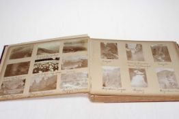 Albumen photo album depicting Switzerland topographical images,