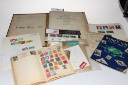 Collection of worldwide stamps and FDC including penny reds, poster stamps, Australia food stamps,