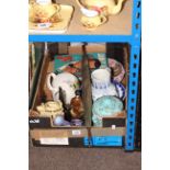 Collection of Oriental Wares, umbrella, picture frames, etc.