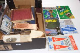 Assorted postcards and photographs, British Post Office miniature sheets,