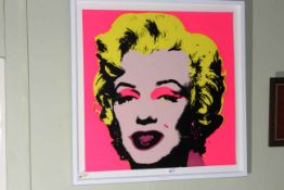 Marilyn Monroe, Morning B Edition, framed print, image 92cm by 91cm.