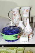 Minton Haddon Hall (10 pieces), Ringtons, Spode, etc.