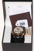 Ingersoll rolled gold Calibre gents wristwatch, boxed and with papers.
