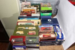 Diecast model vehicles including Pickfords, Harrods, London Scene, etc.