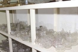 Collection of glass including jugs.