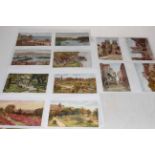 Collection of topo Britain artist signed postcards including J. Salmon.