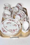 Royal Albert Lavender Rose tea and dinner service.