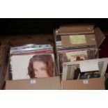 Collection of 1950's and later LP records including Bob Dylan, Cream, Cliff Richard, Adam Faith,