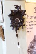 Black Forest double weight cuckoo clock.