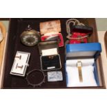 Rotary ladies watch, alarm clock, lighters, cufflinks, etc.