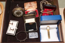 Rotary ladies watch, alarm clock, lighters, cufflinks, etc.