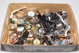 Large collection of wristwatches.